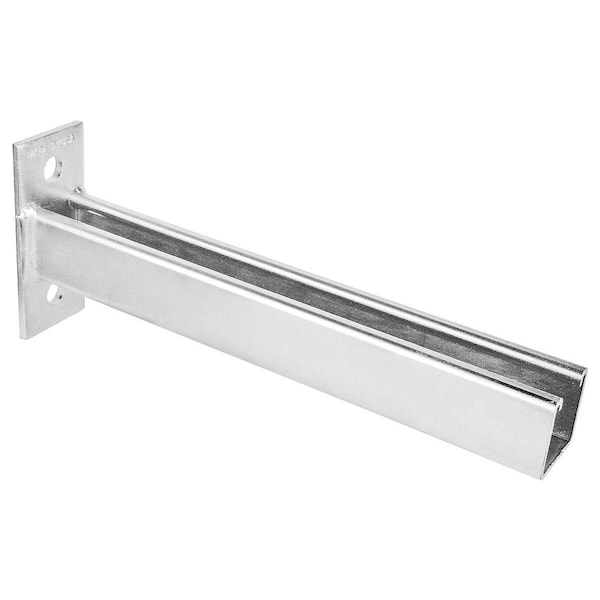 Wall Bracket Channel for 1-5/8 in. Strut, 2 Holes, 12 in. Long